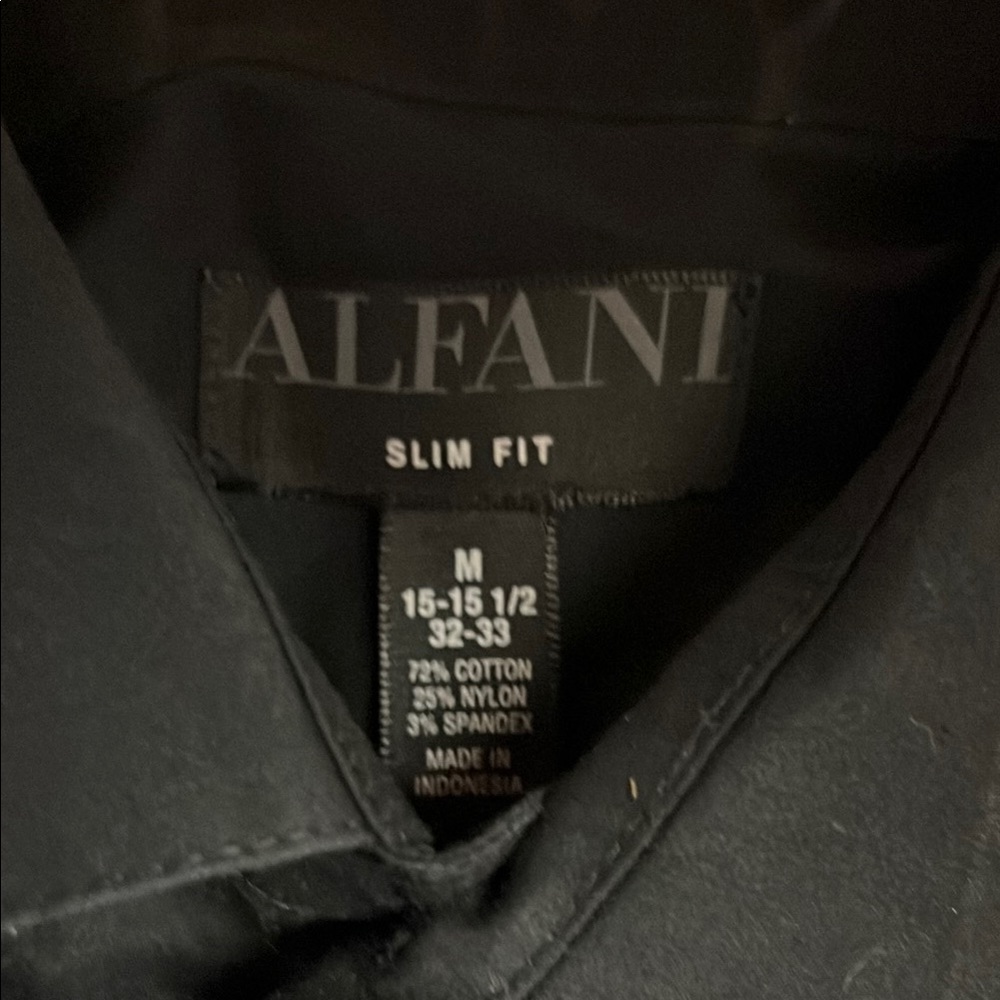 Alfani Charcoal Slim Fit Shirt